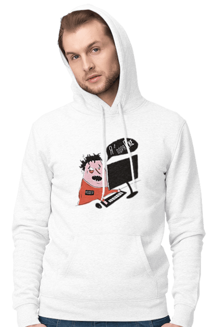 Чоловіче худі з принтом "Я в порядку". Angular, c, css, html, it, javascript, jquery, php, python, react, svelt, vue, айтишник, айті, гумор, код, кодувати, прогер, програміст, програмісти, ти ж, ти ж програміст, тиж програміст. 2070702