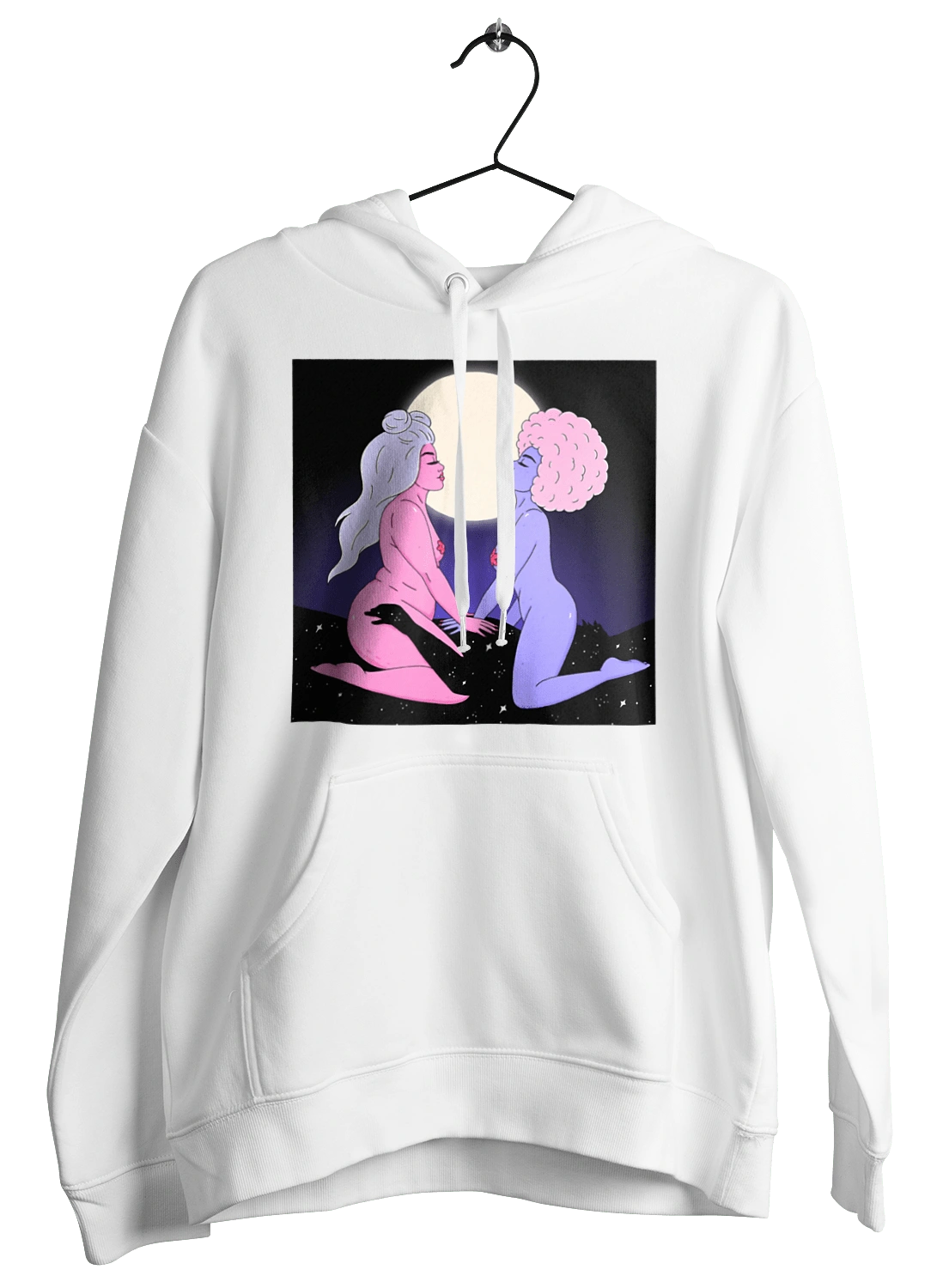 Two Aliens And The Moon