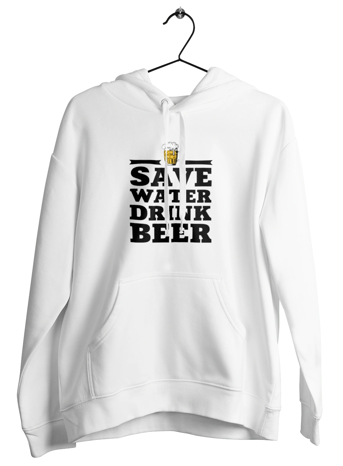 Save water, drink beer (black)