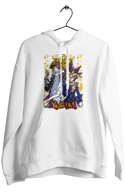 Men's hoodie with prints Yu Gi Oh! Seto Kaiba. Anime, manga, player, seto kaiba, shareholder, yu gi oh, yugio. 2070702