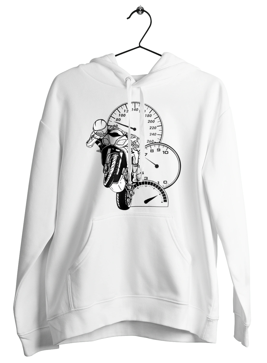 Motorcycle Speed Black