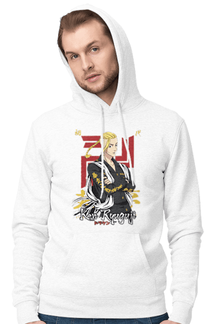 Men's hoodie with prints Tokyo Revengers Draken. Anime, draken, ken ryuguji, ken-chin, manga, serial, tokyo manji gang, tokyo revengers. 2070702