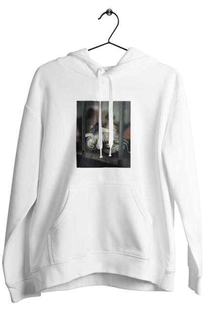 Чоловіче худі з принтом "Мото". Байк, дорога, мото, сила, швидкість. 2070702