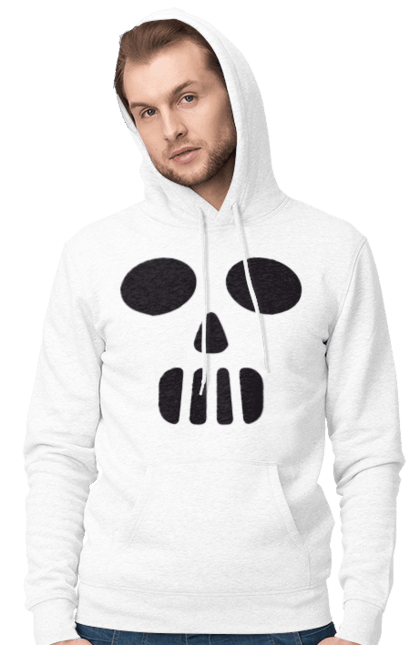 Men's hoodie with prints Halloween pumpkin face. Costume, halloween, holiday, october, october 31, pumpkin, scary, sweets, trick or treat. 2070702