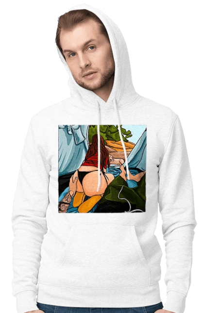 Rest With Favorite In The Tent