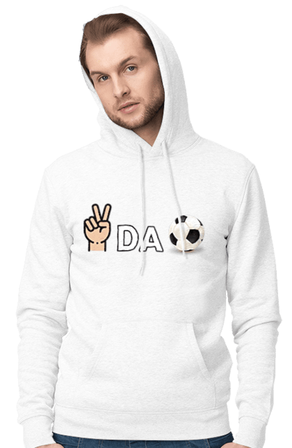 Чоловіче худі з принтом "Ребус піс да бол". Гумор, мем, писдабол, прикольна, ребус, смішна. 2070702