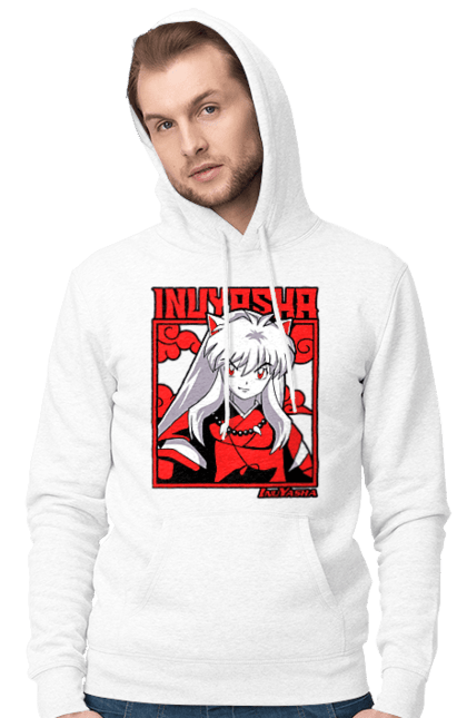 Чоловіче худі з принтом "Inuyasha". Anime, inuyasha, manga, rumiko takahashi, аніме, демон охоронець, манга, руміко такахасі. 2070702