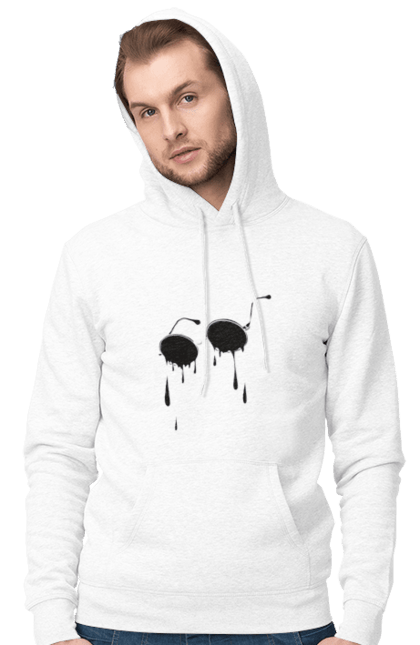 Чоловіче худі з принтом "Окуляри". Літо, окуляри, сльози, сонячні окуляри. 2070702