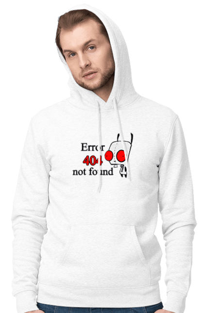 Чоловіче худі з принтом "Помилка не знайдена". Angular, c, css, html, it, javascript, jquery, php, python, react, svelt, vue, айтишник, айті, гумор, код, кодувати, прогер, програміст, програмісти, ти ж, ти ж програміст, тиж програміст. 2070702