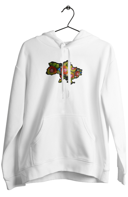 Men`s hoodie with prints Spravzhnya Ukraine. Barvie, beauty, colors, kviti, leafing through, mood, petals, spravzhnya ukraine. 2070702