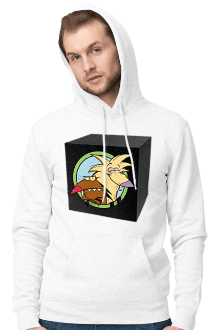 Чоловіче худі з принтом "Black Box". Black box, бобер, боєприпас, коробка, повернись живим. 2070702