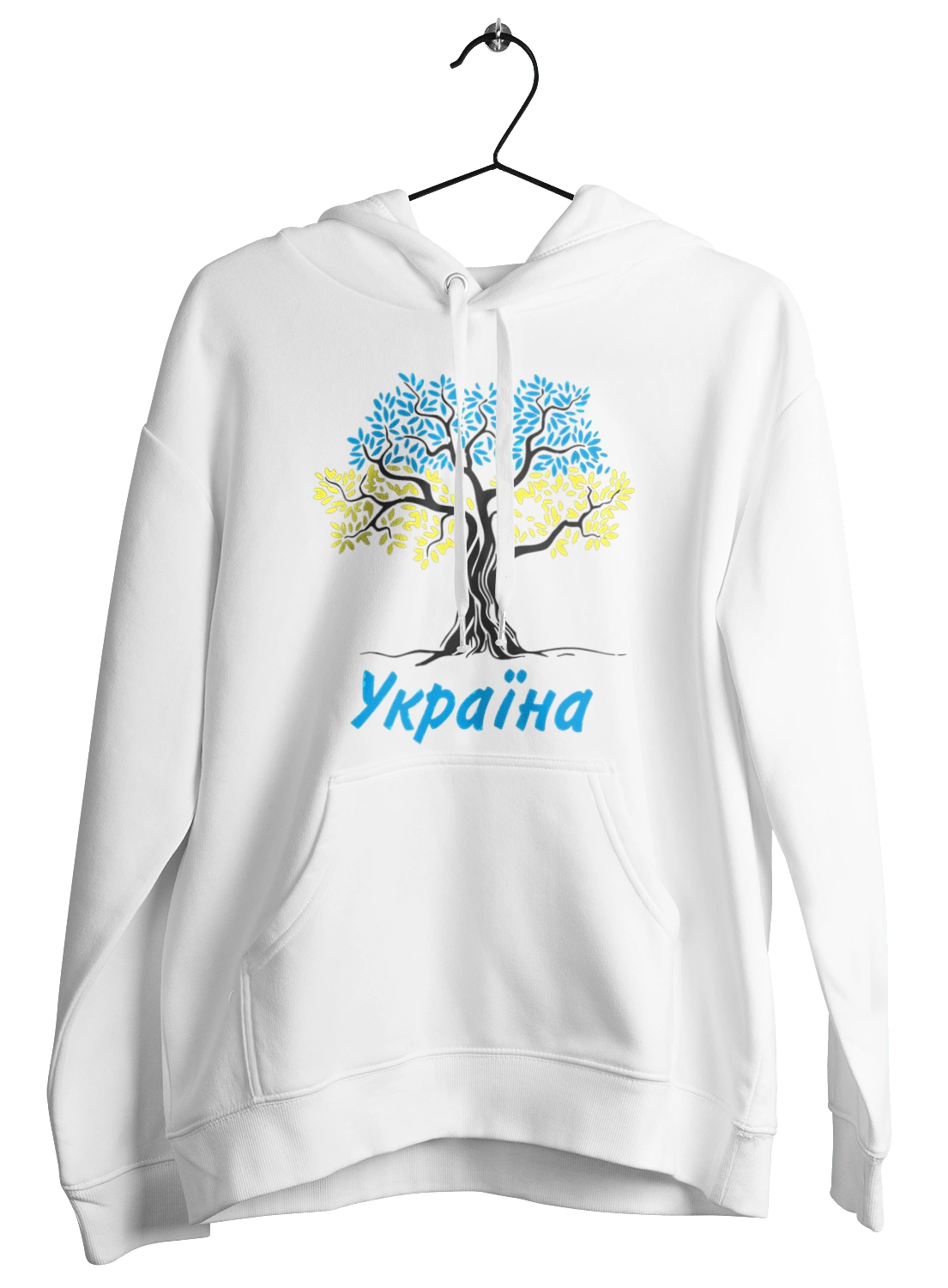 Blue yellow tree Ukraine