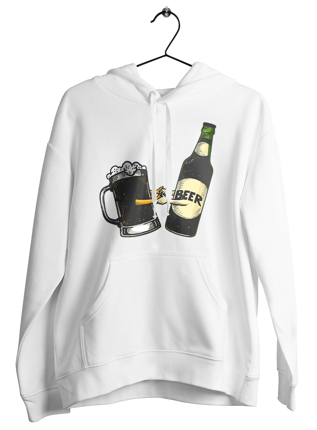 Bottle Of Beer With A Glass Of Beer