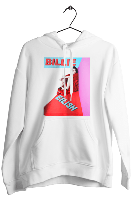 Чоловіче худі з принтом "Біллі Айліш". Біллі айліш, логотип біллі айліш, принт біллі айліш, співачка біллі айліш. 2070702