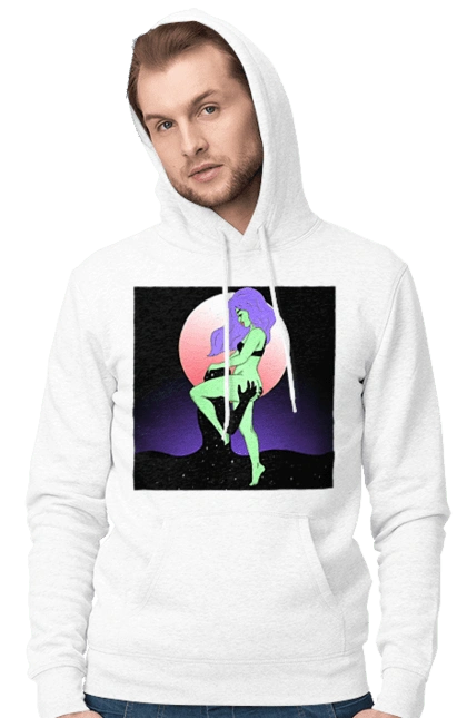 Green Girl And The Moon