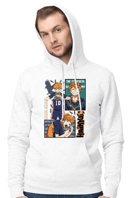 Чоловіче худі з принтом "Волейбол!! Хіната". Anime, haikyu, hinata, manga, shoyo hinata, аніме, волейбол, манга, хіната, шьо хіната. 2070702