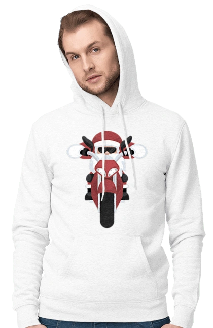 Санта на мотоциклі