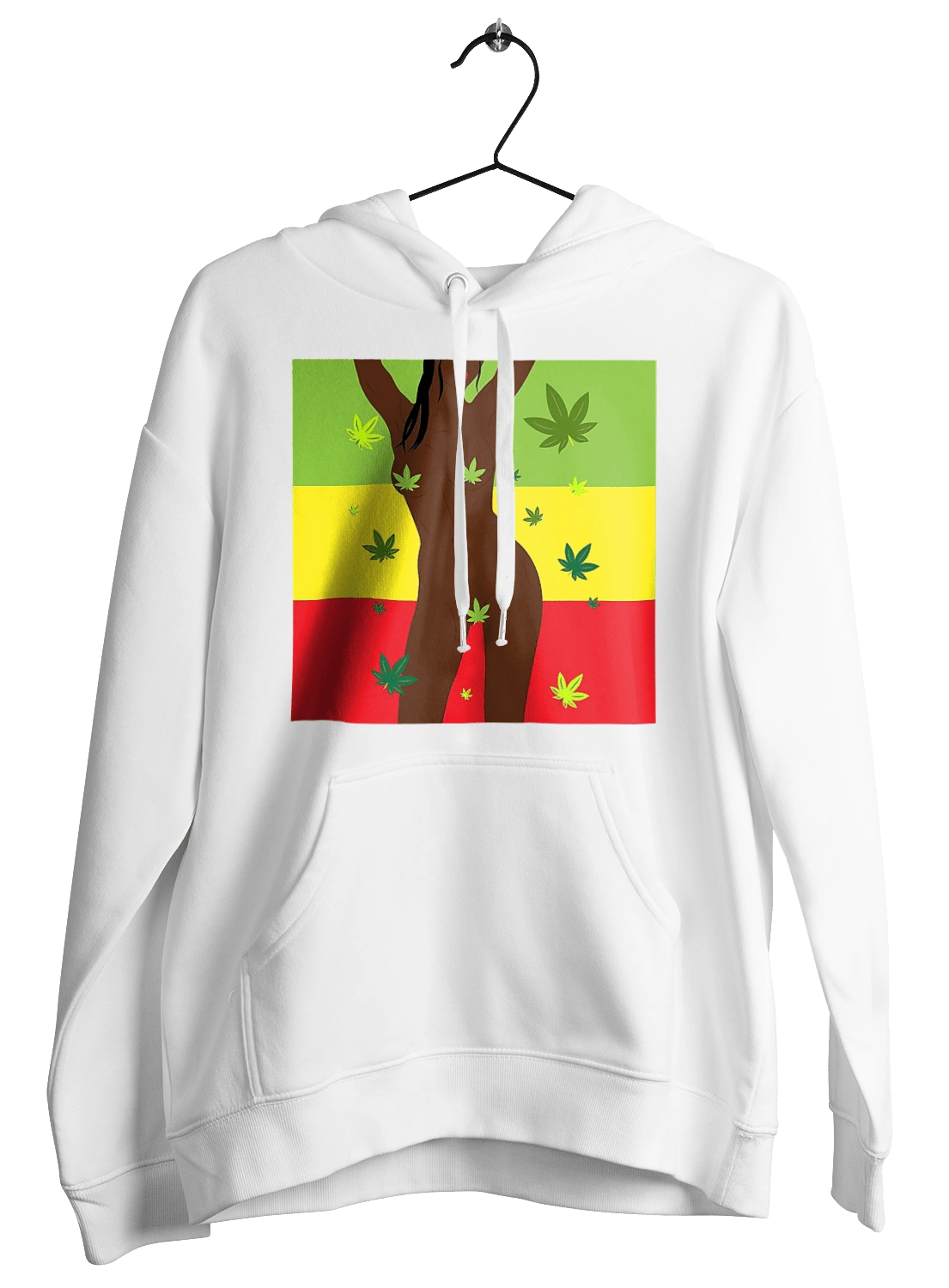 Гола Дівчина І Конопля