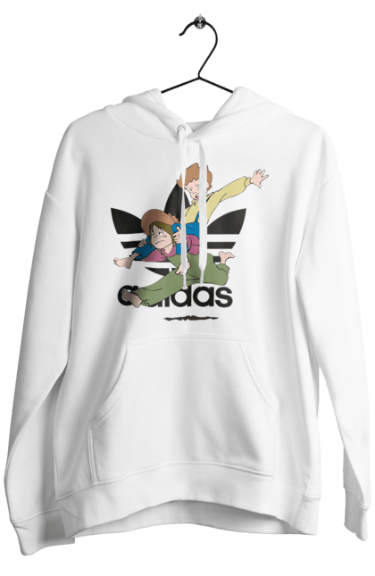 Men's hoodie with prints Adidas Tom Sawyer. Adidas, adventure, book, cartoon, story, tom sawyer. 2070702