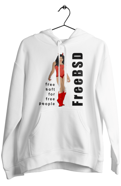 Чоловіче худі з принтом "Freebsd Для Вільних". Bsd, freebsd, unix, адміністратор, айті, айтішник, безкоштовна, безкоштовно, бестія, вільна, демон, демонесса, дівчина, для дорослих, доступність, еротика, еротична, жінка, незалежність, операційна система, ос, програміст, програмне забезпечення, свобода, сисадмін, система, системний адміністратор, софт, текст, червоний, чорний. 2070702