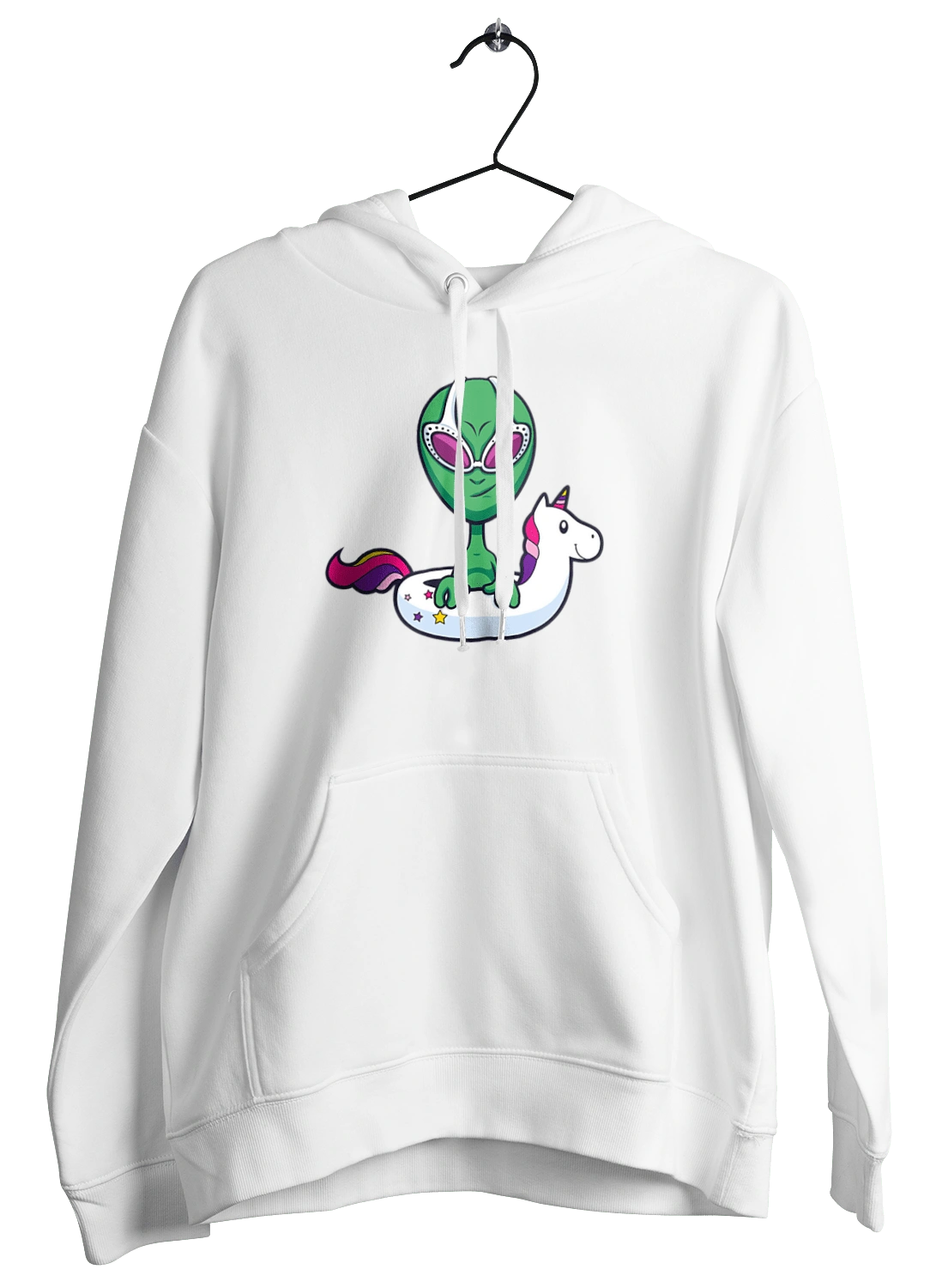 Alien Floats In A Circle