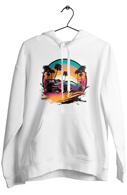 Чоловіче худі з принтом "Ламборджині Сінтвейв". Авто, автомобіль, ламба, ламборджині, машини, сінтвейв. 2070702