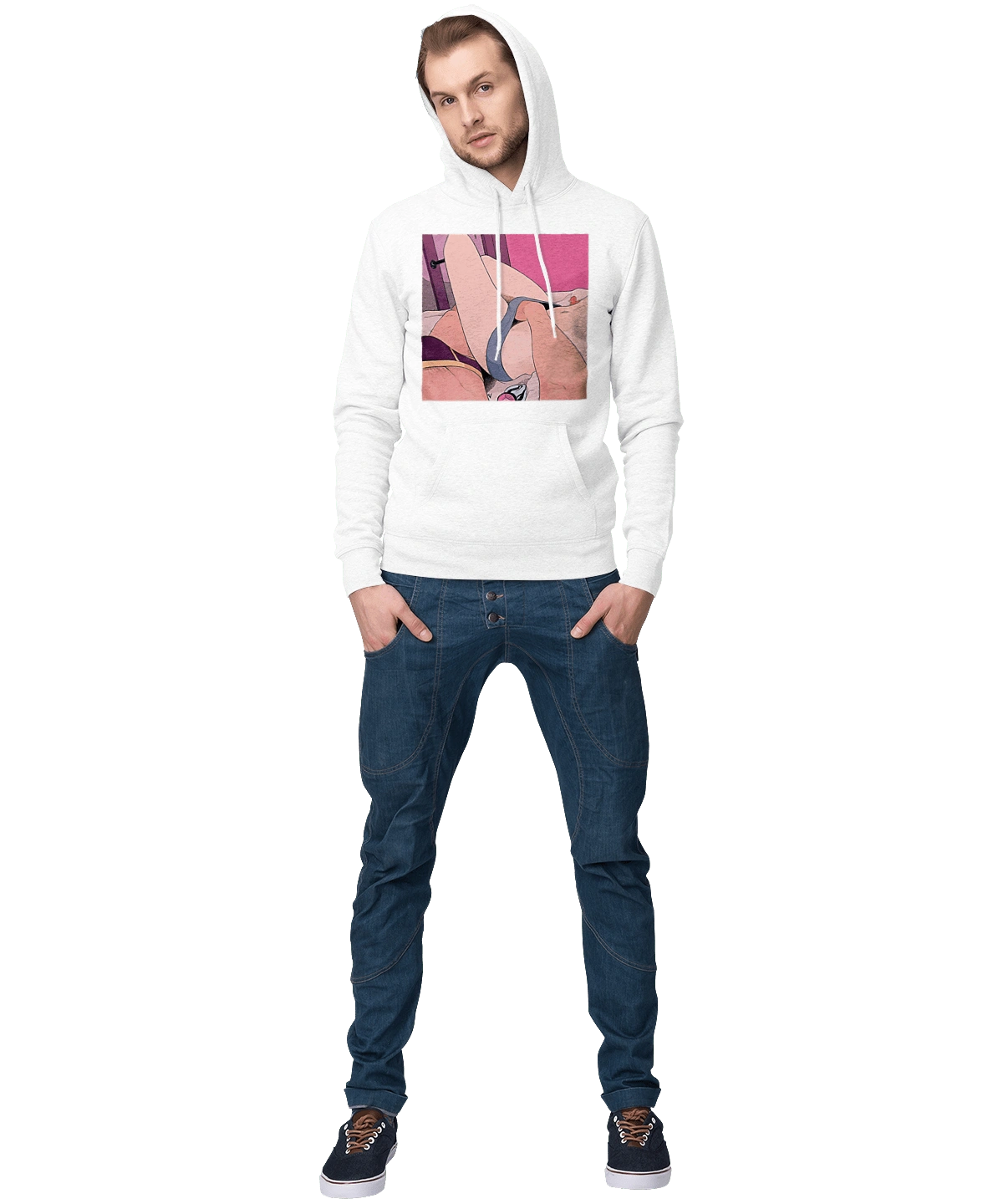 Male Hand In Women's Panties