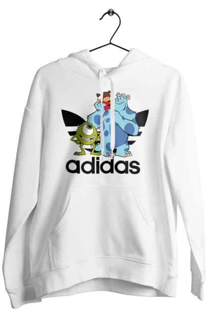 Чоловіче худі з принтом "Adidas Корпорація монстрів". Adidas, monsters inc, pixar, адідас, корпорація монстрів, мультфільм. 2070702