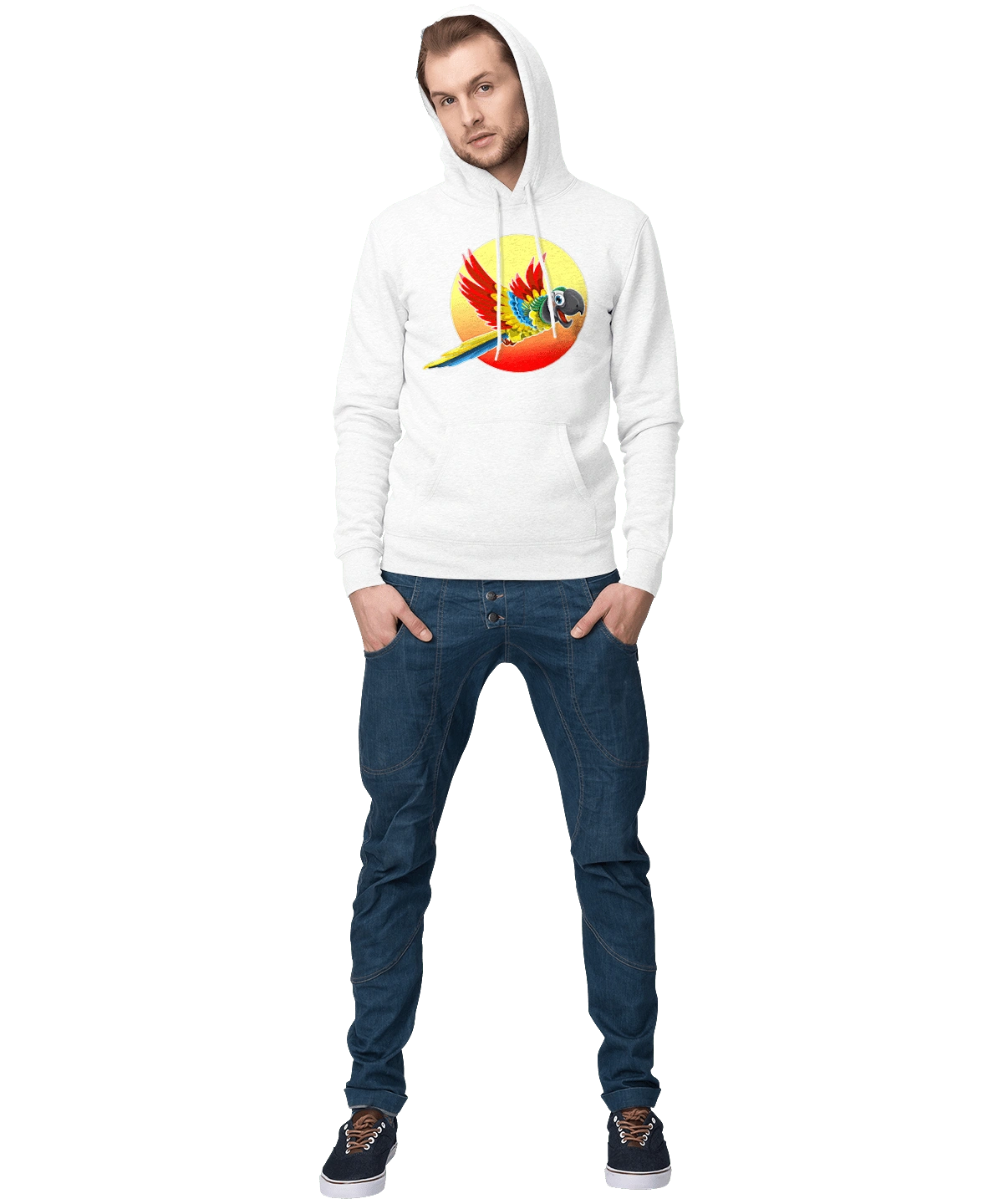 Попугай На Фоне Солнца