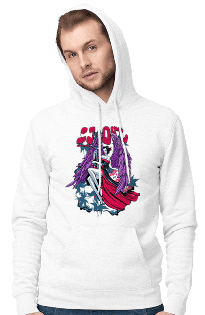 Men's hoodie with prints One Piece Nico Robin. Anime, devil child, manga, nico robin, one piece, straw hat pirates. 2070702