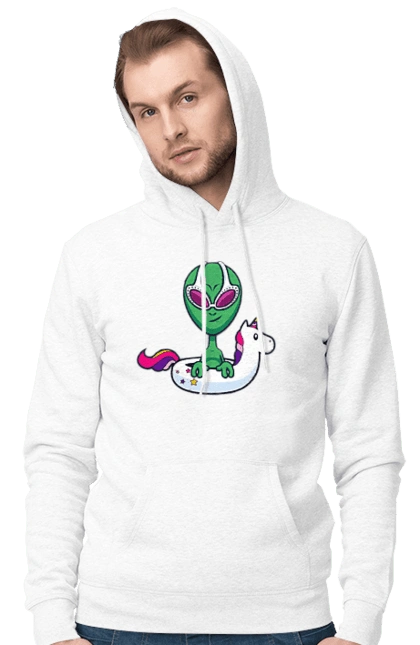 Alien Floats In A Circle