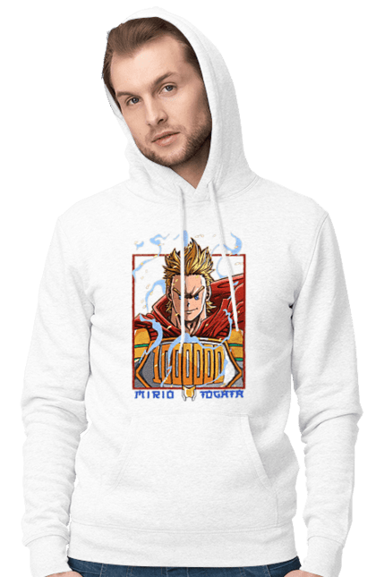 Чоловіче худі з принтом "Моя академія героїв Лемілліон". Lemillion, mirio togata, my hero academia, академія юей, аніме, лемілліон, манга, міріо тогата, моя геройська академія. 2070702