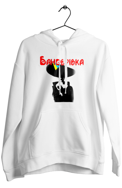 Чоловіче худі з принтом "Бандерівка". Бандера, бандерівка, війна, військово повітряні війська, вірю в зсу, все, літак, ні війні, орки, слава україні, україна, українка. 2070702