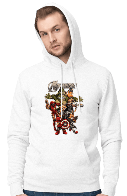 Men`s hoodie with prints Nintendo heroes. Animal crossing, donkey kong, game characters, kirby, legend of zelda, luigi, mario, nintendo, pokemon, princess stove. 2070702