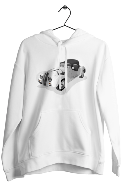 Чоловіче худі з принтом "Автомобіль". Авто, автомобиль, класика, старовинна машина, старовинний. 2070702