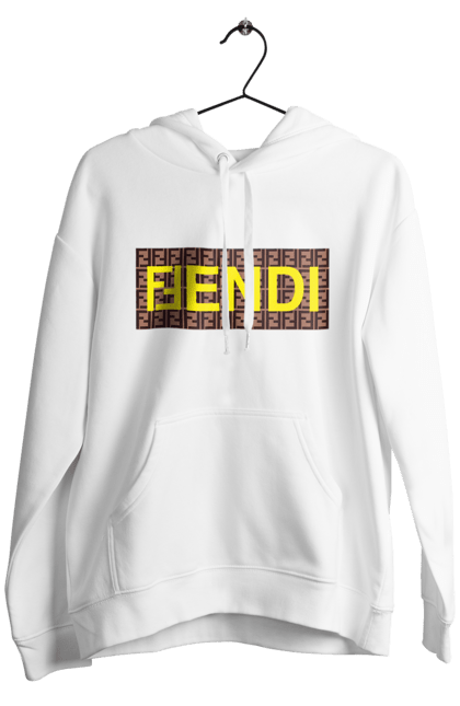 Чоловіче худі з принтом "Fendi". Fendi, lvmh, бренд, будинок моди, італія, люкс, мода, одяг, сумка, фенді. 2070702