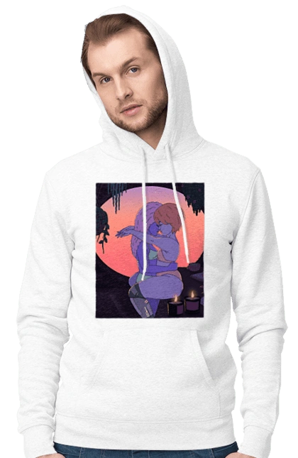 Фиолетовые Девушки Обнимаются