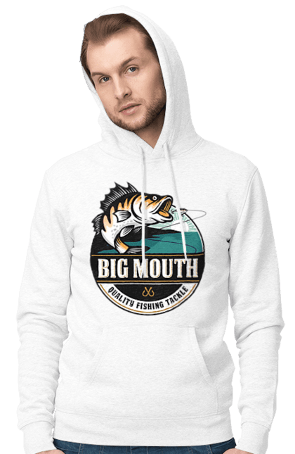 Men`s hoodie with prints Fishing. Fish, fisherman, fisherman`s fork, fishing, hobby. 2070702