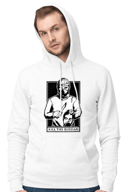 Men`s hoodie with prints Kill the russian. Kill, kill the russian, kill the russian instagram, olx, russian, the. 2070702