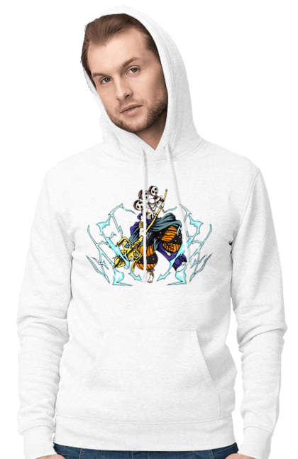 Men's hoodie with prints One Piece Enel. Anime, enel, god, manga, one piece, straw hat pirates. 2070702