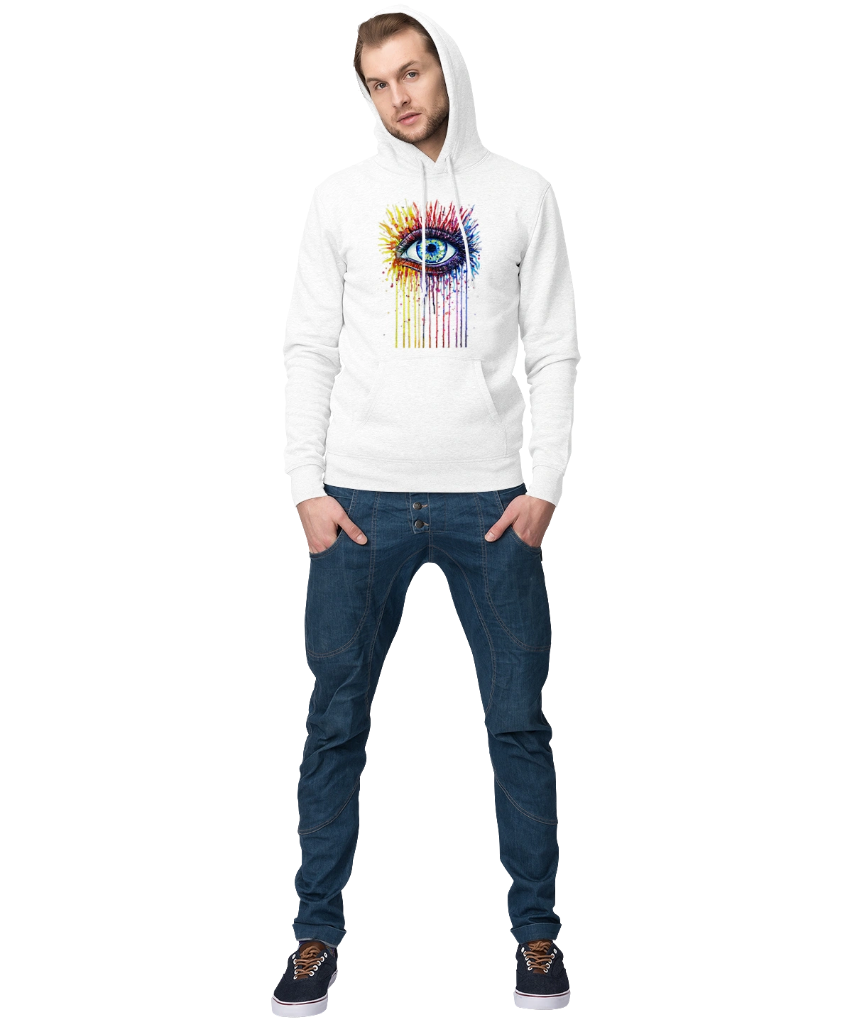 Colorful Flowing Eye