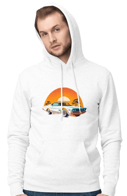 Красивая машина на закате