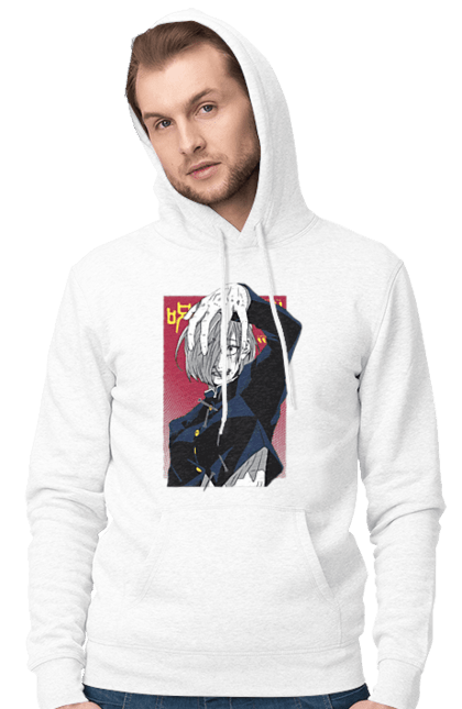 Men's hoodie with prints Jujutsu Kaisen Nobara. Anime, dark fantasy, jujutsu kaisen, magic battle, manga, mystic, nobara, nobara kugisaki. 2070702