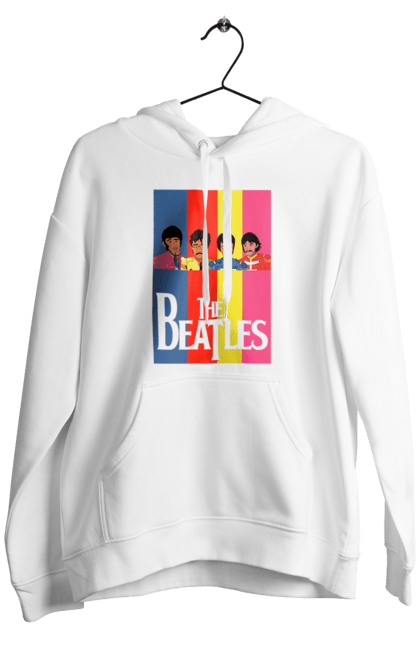 Men's hoodie with prints The Beatles. Beatles, george harrison, john lennon, liverpool four, music, paul mccartney, ringo starr. 2070702