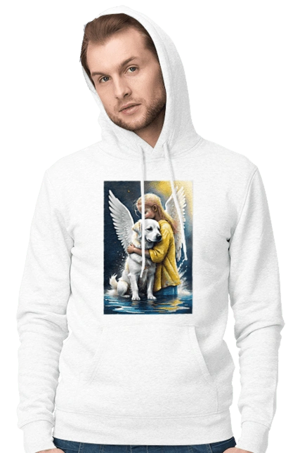 Дівчинка та собака ангел [память загиблим тваринам]