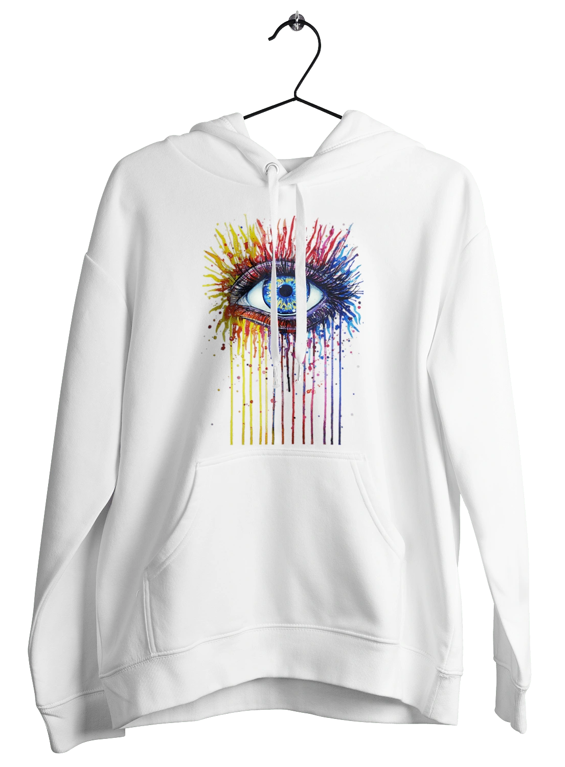 Colorful Flowing Eye