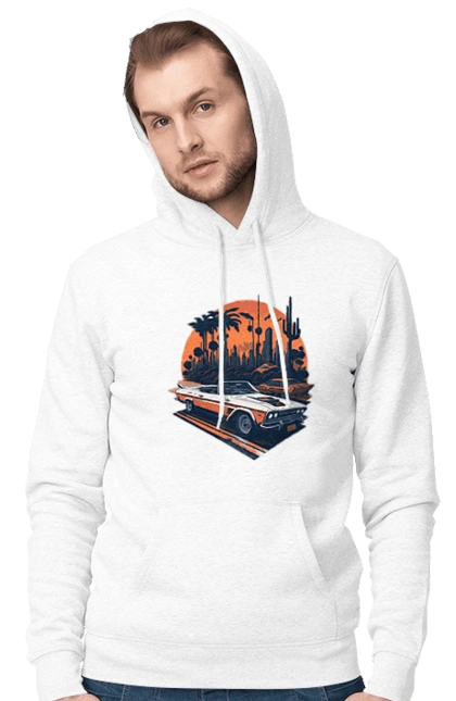 Гарне авто на закаті