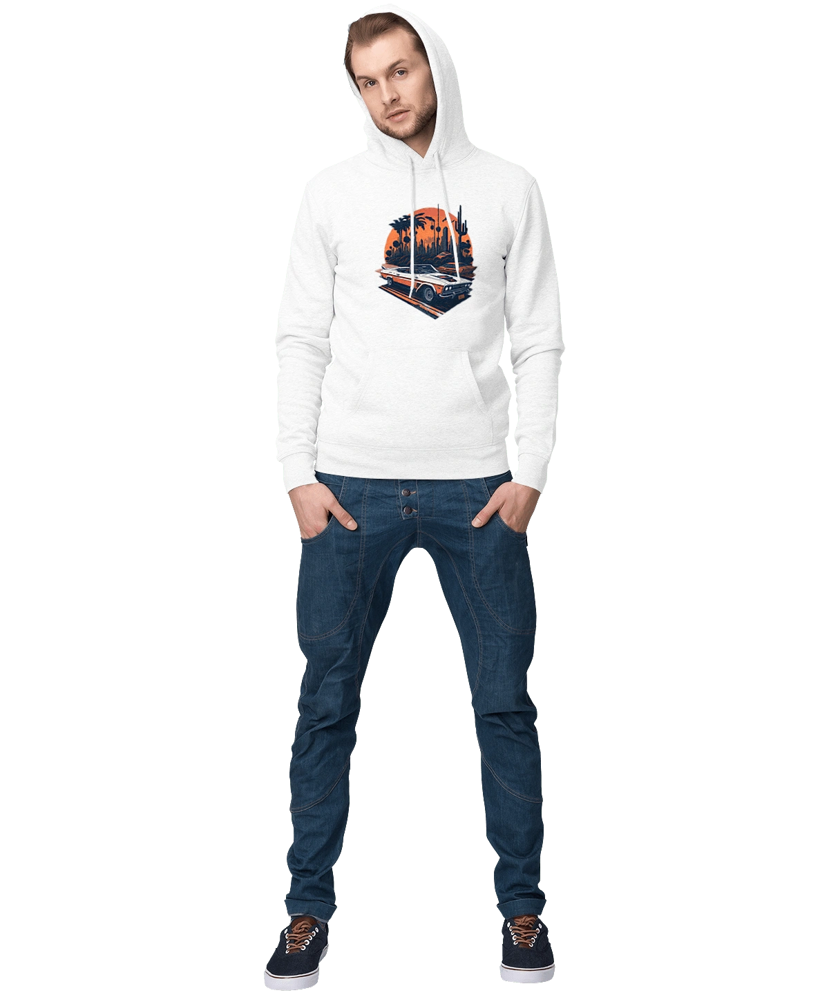 Гарне авто на закаті