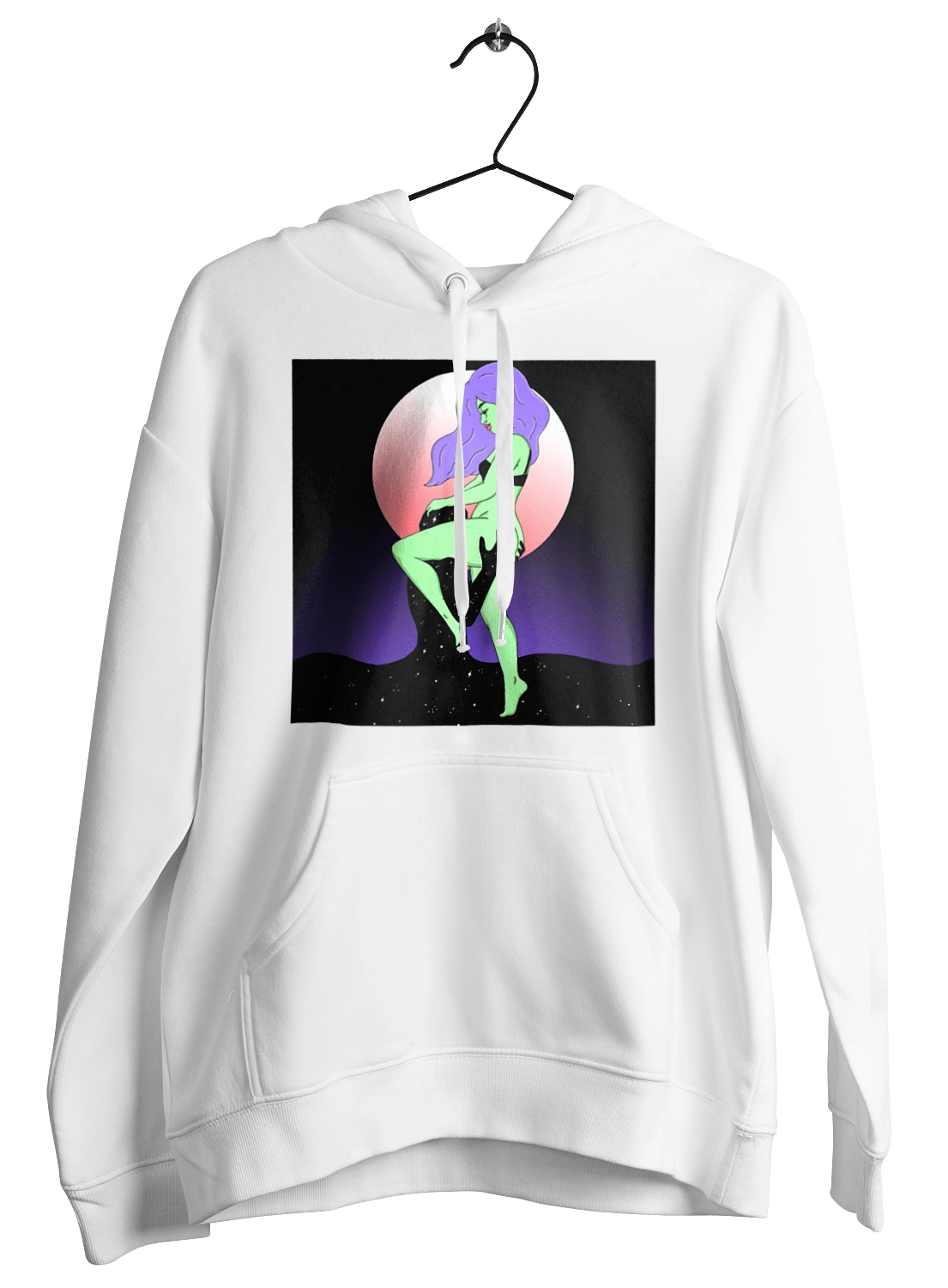 Green Girl And The Moon