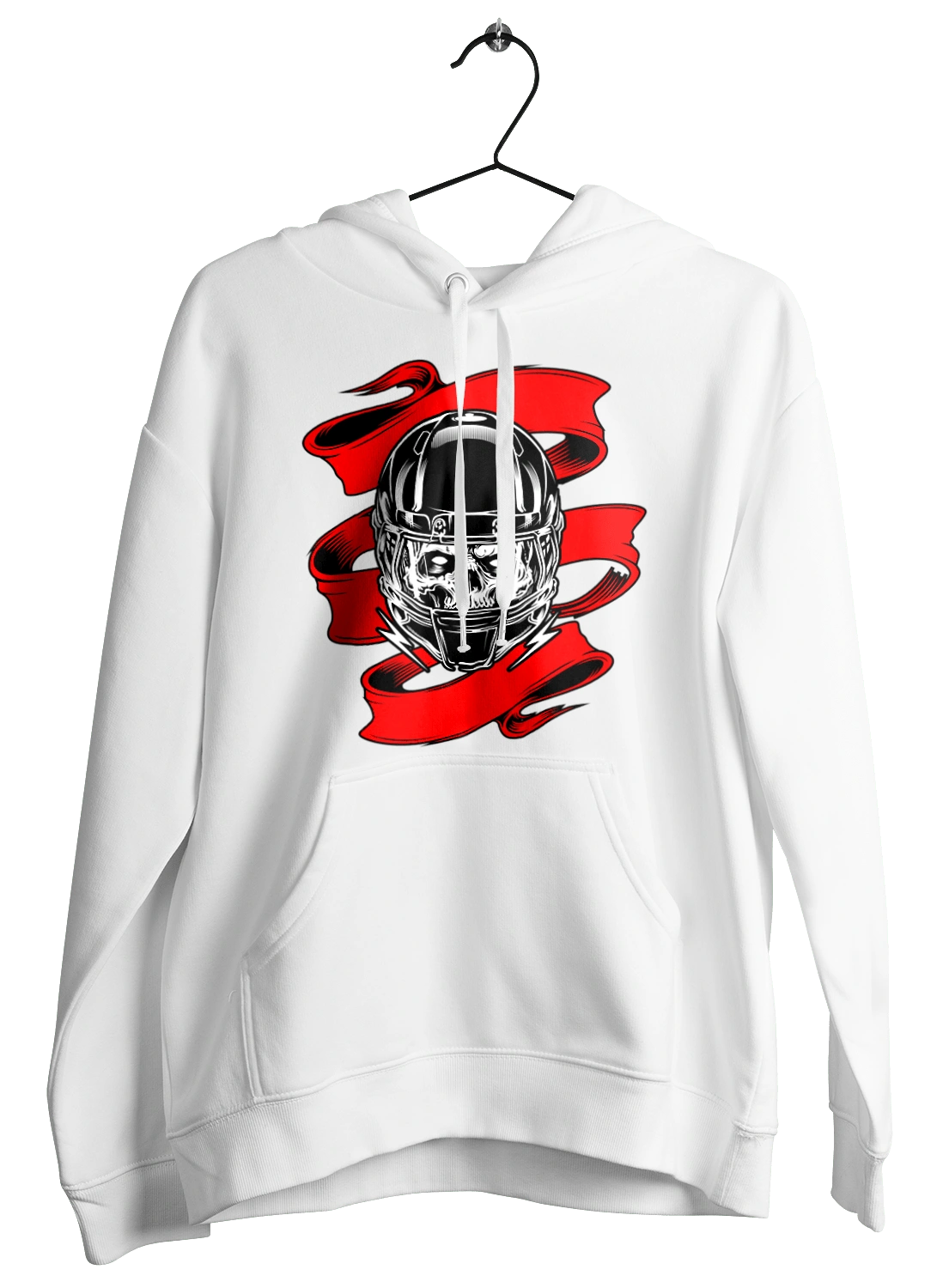 Череп в мотошлеме